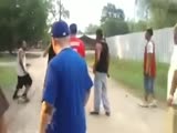 Really good fight... Really funny end