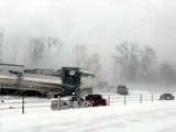 Very Scary 150 Car Pile up in Michigan Caught on Video