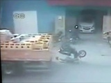 Motorbike Accident Has A Satisfying Ending