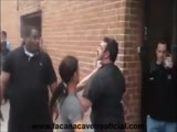 Man slaps cop and gets beaten