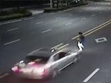 Man Crossing The Road On His Phone Killed Instantly By A Speeding Car