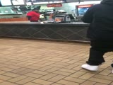 McDonald's Employee gets fired and goes Crazy
