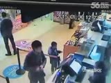 Woman Gets Beaten In A Store By Two Men For Queue Jumping