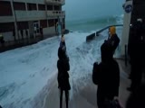 News Reporter Gets Engulfed By Giant Wave!