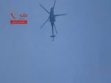 Syrian regime helicopter drops barrel bomb over Hanano