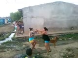 2 fat bitches fight in dirt