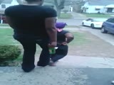 Heavy weight Black girls fight