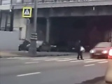 Man Knocked Down Using The Crosswalk