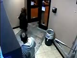 Lady Allows Someone Into An ATM Vestubile And Gets Robbed!