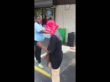 Black woman talks too much and gets KO