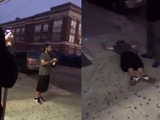 Asshole Sucker Punches Drunk Guy Into Oblivion