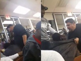 Big Dude Threatens Woman Beater In The Waffle House