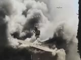 More Footage of firefighter falling through the roof
