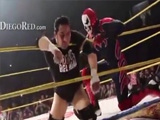 Rey Mysterio Fatally Dropkicks Perro Aguayo Jr. In The Ring