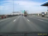 High speed crash in Moscow