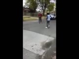 Street fight takes weird turn