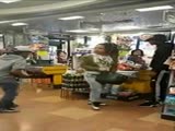 Guy Slaps A Booty And Gets Rocked!