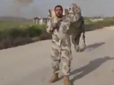 Syrian Rebel Reporting On Fighting Gets Hit By Incoming And Screams Like A Girl