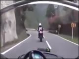motorcycle wreck in japan