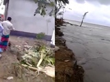 Man Watches His House Completely Disappear Into The Water