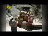 bulldozer collapses