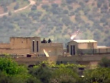 Soldiers On Rooftop Guard Duty Taken Out By An ATGM