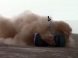 New Drifting Rollover Ejection Filmed From Inside And Outside The Car