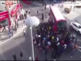 Londoners Rally to save unicyclist trapped under bus