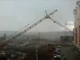 Crane Collapses Killing The Operator Inside