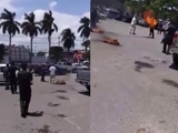 Thai Self Immolates In A Car Park
