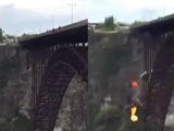 73 Year Old Base Jumper Dies After Setting His Parachute On Fire And Jumping Off A Bridge