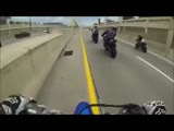 group of bikers got into an accident