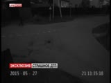 Downed pedestrian avenges driver