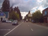 Biker Knocks Down A Female Pedestrian