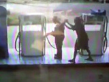 Guy Plunges A Machete Into The Back Of A Pump Attendant