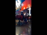Shameless couple have sex in middle of restaurant