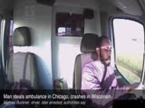 Patient Steals an Ambulance and Crashes it