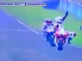 Race Winner Slammed From Behind During The Race Finish Left In A Coma