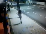 Transvistite gets rolled over twice by car