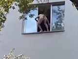 Confused Naked Patient Falls From A Fourth Floor Hospital Window