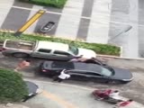 Road Raging Man Knocked Out With One Punch