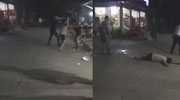 Men Attacking Rivals With Machetes