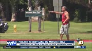 Armed man shot, injured by San Diego police in Mission Bay