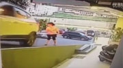 Woman Sent Flying By An Out Of Control Reversing Car