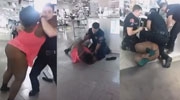 Cop Struggles To Arrest Bigger Woman Wearing No Underwear