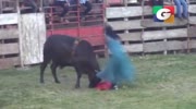 Chick Rides A Bull!