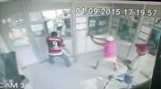Robber With A Sledgehammer Accidently Shot In The Face By His Partner In Crime