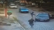 Two Guys Try To Rob A Businessman But His Bodyguards Were In The Car Behind