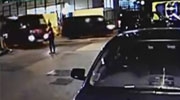 Old Lady Walks Straight Into The Path Of A Van