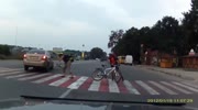 Another Cross walk er does not yeild to car